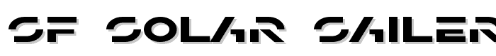 SF Solar Sailer Extended font